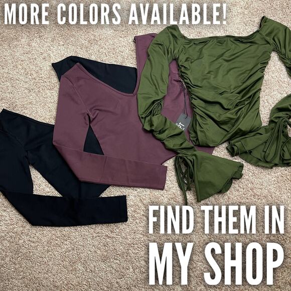 Forever 21 Sculpt Butter Seamless Thong Bodysuit V Neck Long Sleeve Purple NWT S - Picture 16 of 16